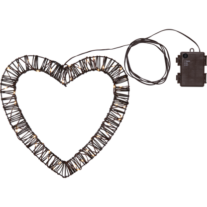 Juldekoration Utomhus Konstrotting Hjärta 40 cm