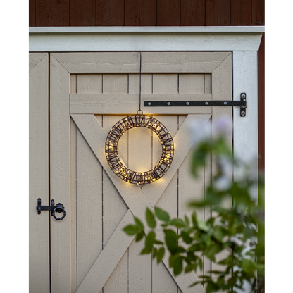 Juldekoration Utomhus Konstrotting Krans 40 cm