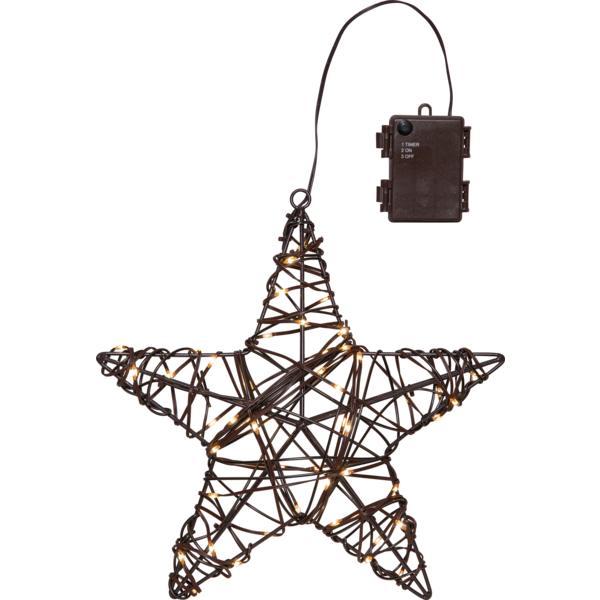 Juldekoration Utomhus Konstrotting Stjärna 30 cm