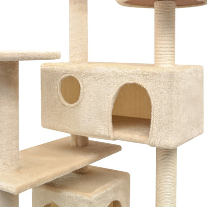 Kattmöbel Klösträd med sisalpelare 125 cm beige