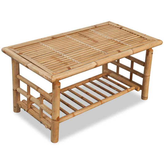 Soffbord Trä bambu 90x50x45 cm