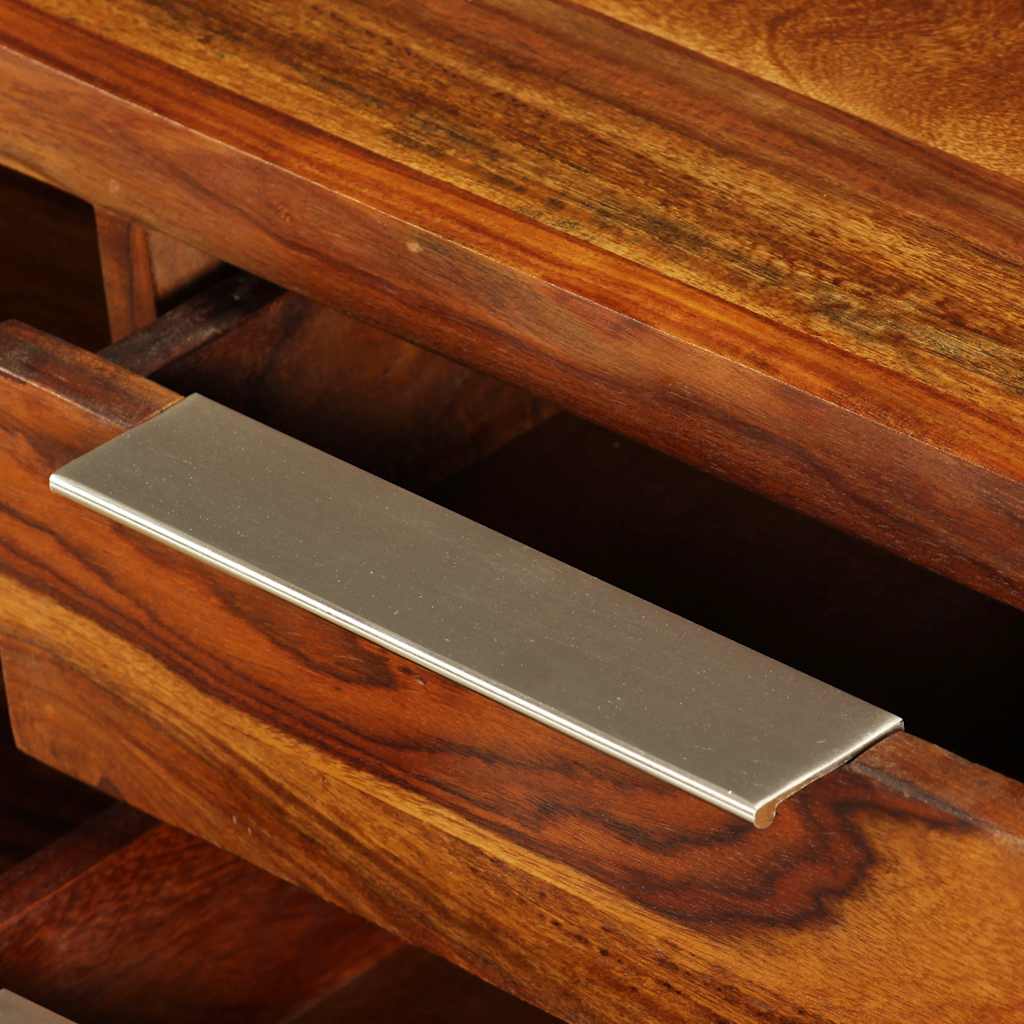 TV-Möbel Trä TV-Bänk 120x30x30 cm massivt akasieträ