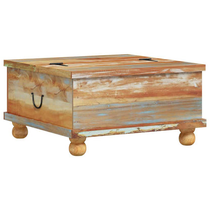Soffbord Trä i återvunnet Trä 70x70x38 cm