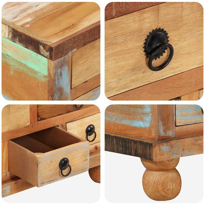 Soffbord Trä i återvunnet Trä 70x70x38 cm