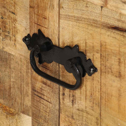 Soffbord Trä grovt mangoträ 70x70x40 cm