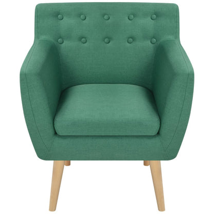 Fåtölj Grön tyg