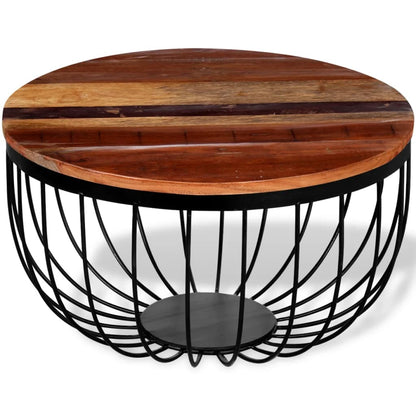 Soffbord Trä massivt återvunnet trä