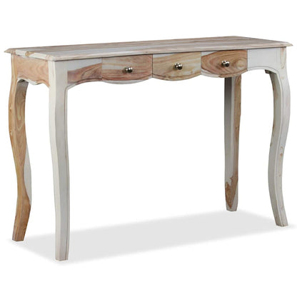 Skänk med 3 lådor massivt akasieträ 110x40x76 cm