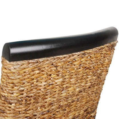 Matstolar 4 st manilahampa och massivt mangoträ