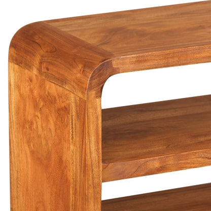 TV-Möbel Trä TV-Bänk massivt akaciaträ 90x30x55 cm