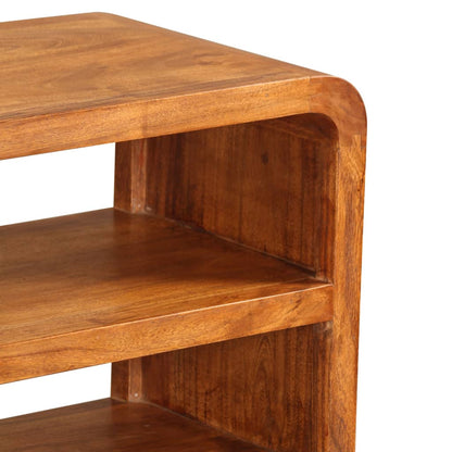 TV-Möbel Trä TV-Bänk massivt akaciaträ 90x30x55 cm