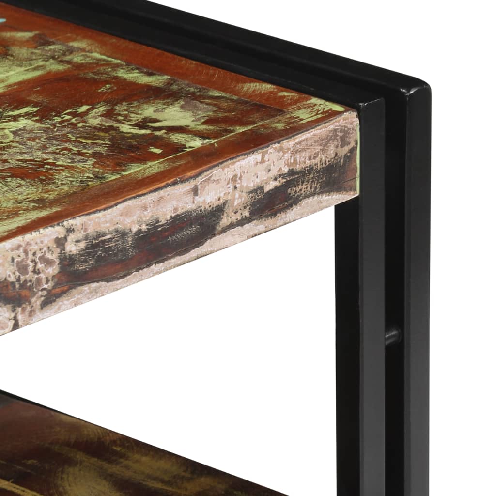 TV-Möbel Trä TV-Bänk massivt återvunnet Trä 120x30x40 cm