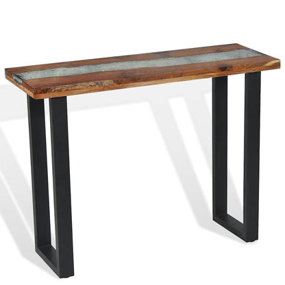 Avlastningsbord Konsollbord Trä i teak 100x35x75 cm
