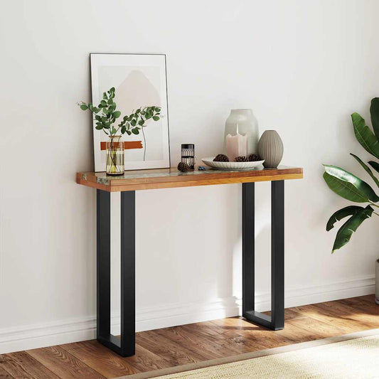 Avlastningsbord Konsollbord Trä i teak 100x35x75 cm