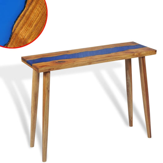 Avlastningsbord Konsollbord Trä i teak harts 100x35x75 cm