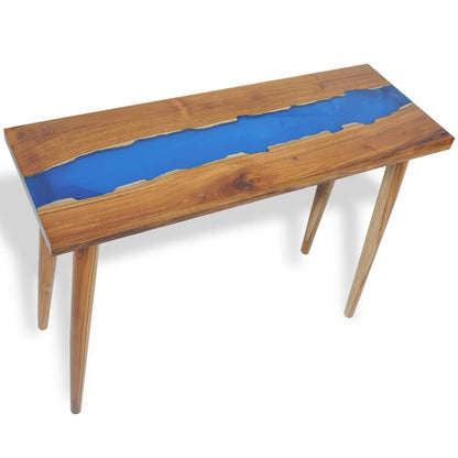 Avlastningsbord Konsollbord Trä i teak harts 100x35x75 cm