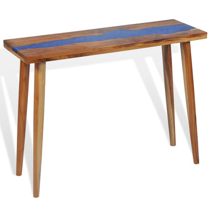 Avlastningsbord Konsollbord Trä i teak harts 100x35x75 cm