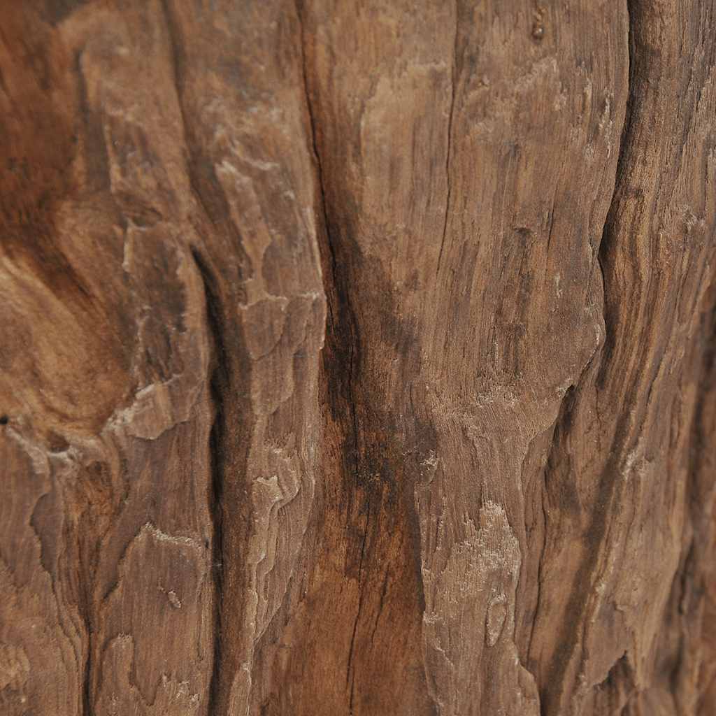 Soffbord Trä teak glas 50x40 cm