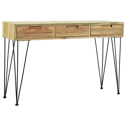 Avlastningsbord Konsollbord Trä 120x35x76 cm massiv teak