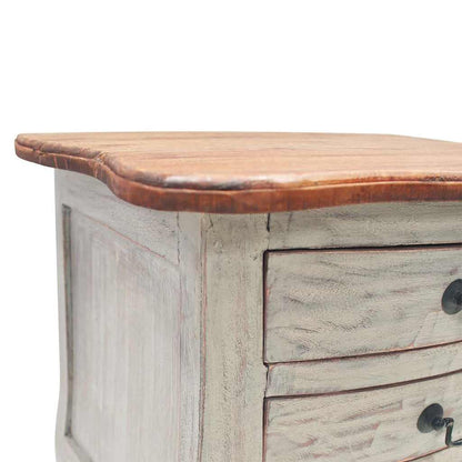 Sängbord massivt mahognyträ 48x35x64 cm