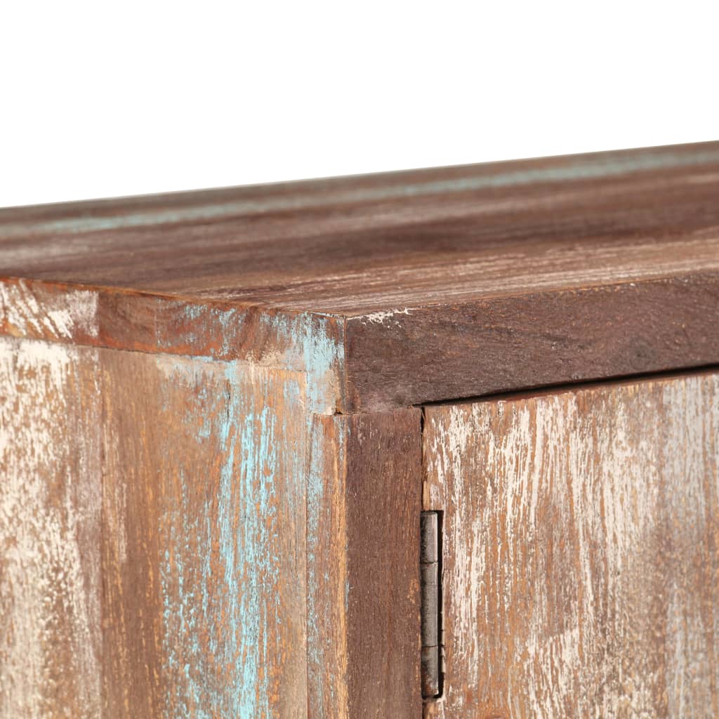 TV-Möbel Trä TV-Bänk massivt akaciaträ vintage 118x30x40 cm