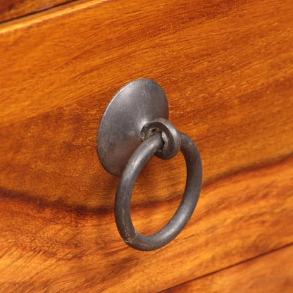 TV-Möbel Trä TV-Bänk massivt sheshamträ 90x30x40 cm