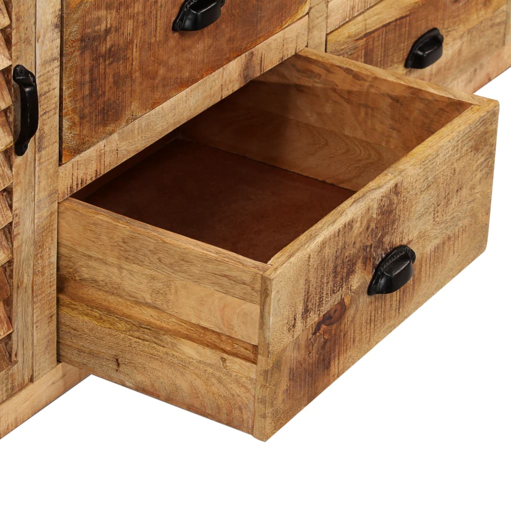 Skänk Trä massivt mangoträ 200x40x80 cm