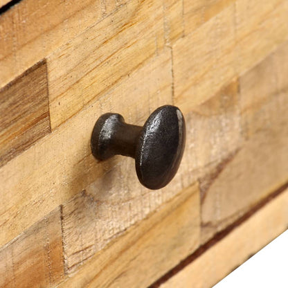 Soffbord Trä massivt återvunnet teakträ 90x65x40 cm