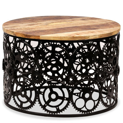 Soffbord Trä massivt mangoträ 60x40 cm