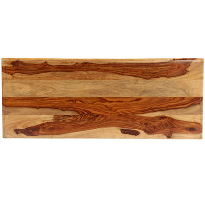 Avlastningsbord Konsollbord Trä massivt sheshamträ 100x40x75 cm