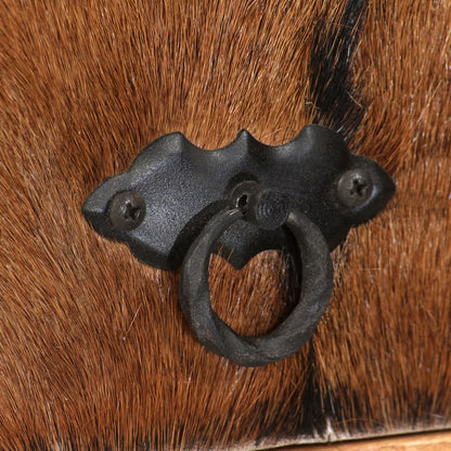 Skänk Trä massivt sheshamträ 100x30x130 cm