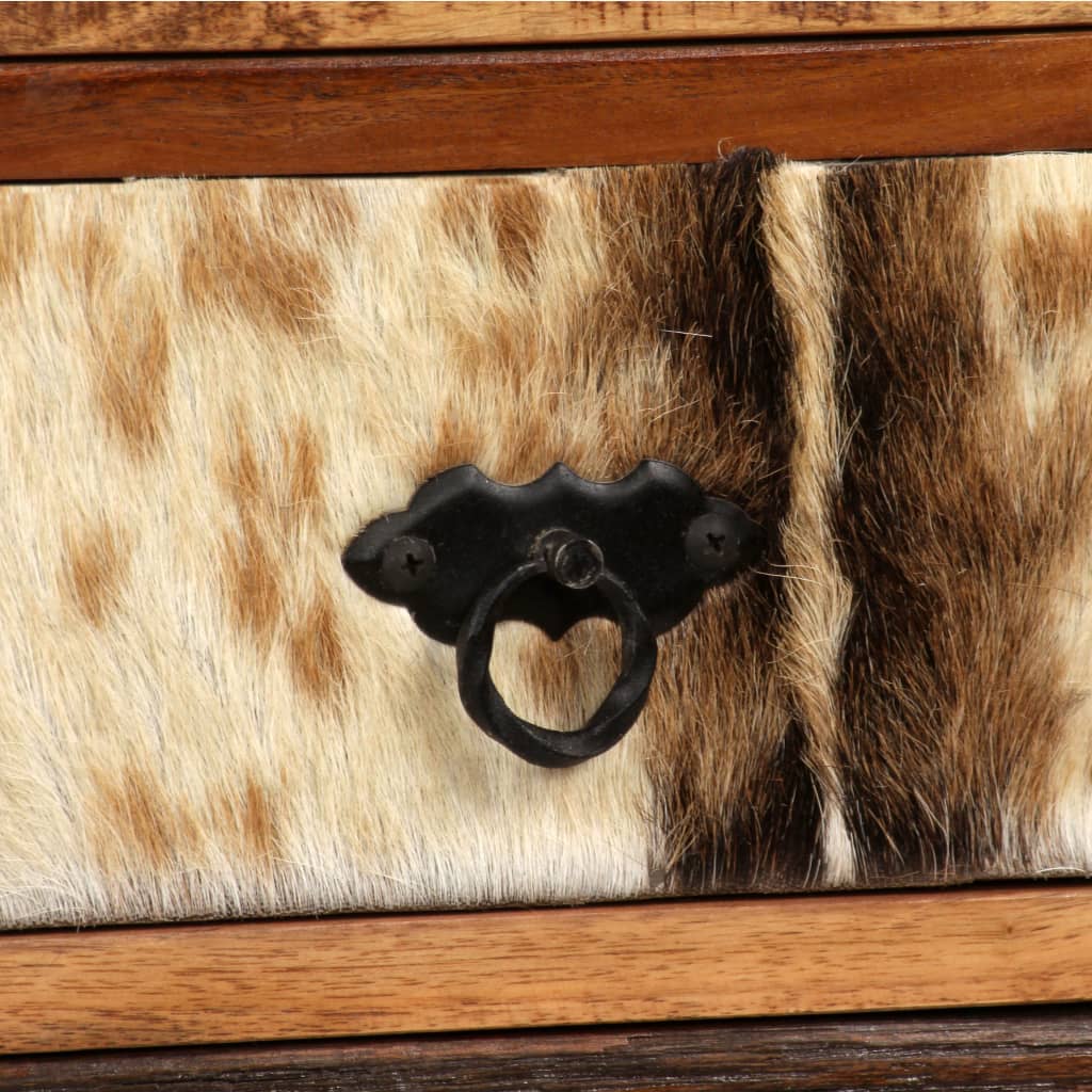 Skänk Trä i massivt sheshamträ 50x30x86 cm