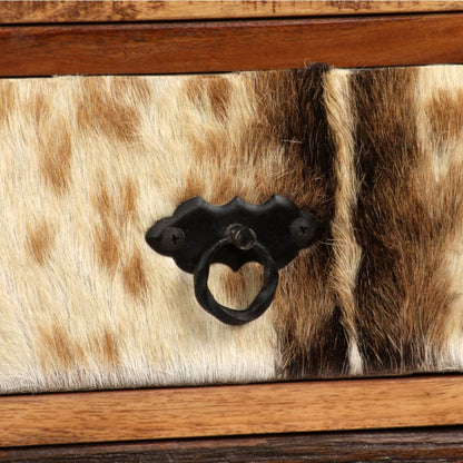 Skänk Trä i massivt sheshamträ 50x30x86 cm