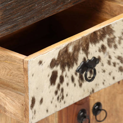 Skänk Trä massivt sheshamträ 70x30x80 cm