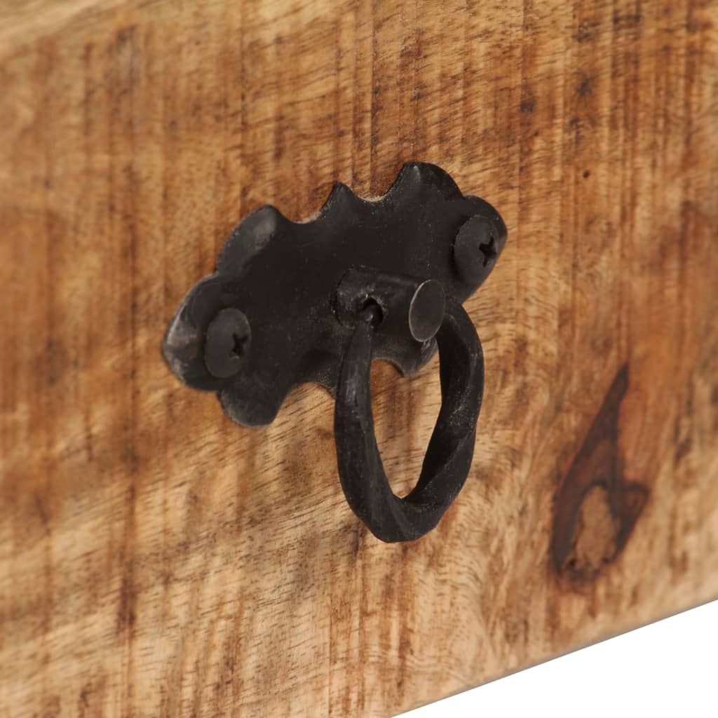 TV-Möbel Trä TV-Bänk massivt mangoträ 120x30x40 cm