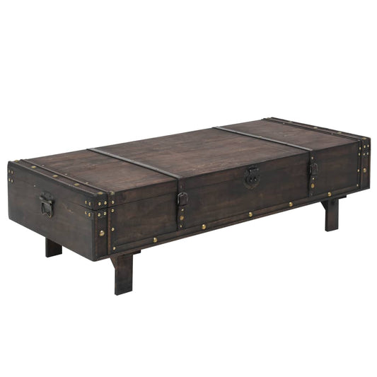 Soffbord DIV. Brun Kista vintagestil 120x55x35 cm