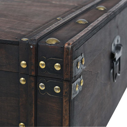 Soffbord DIV. Brun Kista vintagestil 120x55x35 cm