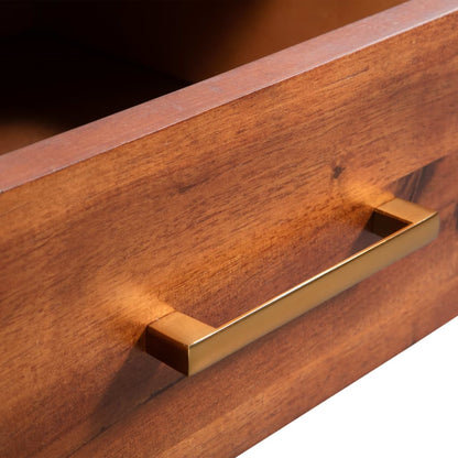 Soffbord Trä Vit Trä massivt akaciaträ 90x50x40 cm