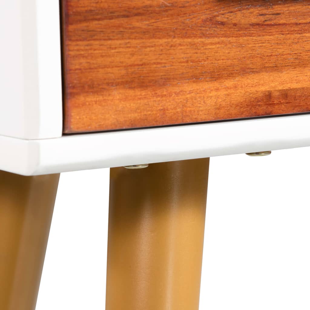 Skänk Trä massivt akaciaträ 90x33,5x83 cm