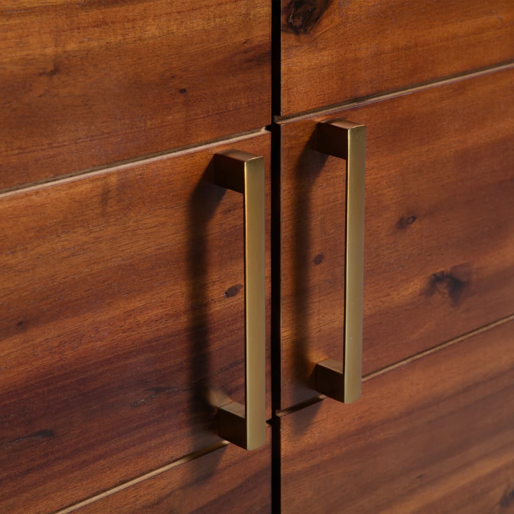 Skänk Trä massivt akaciaträ 90x33,5x83 cm