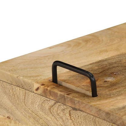 Sängbord Nattduksbord Trä massivt mangoträ 40x34x47 cm
