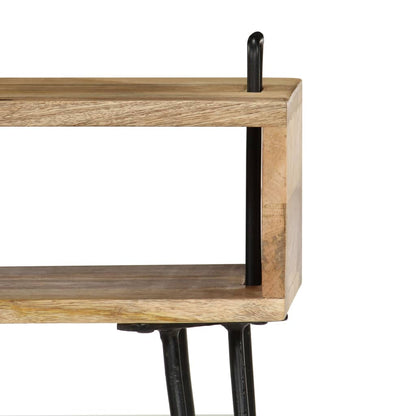 Sängbord Nattduksbord Trä massivt mangoträ 40x34x47 cm