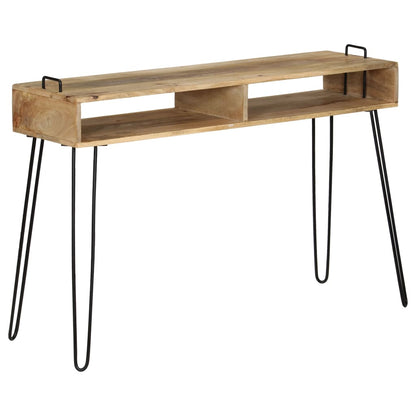 Avlastningsbord Konsollbord Trä mangoträ 115x35x76 cm