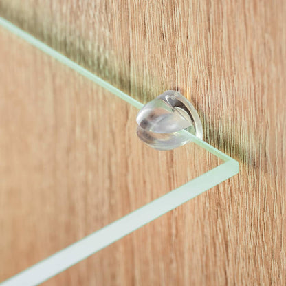 TV-Möbel Sonoma Ek LED och Vit