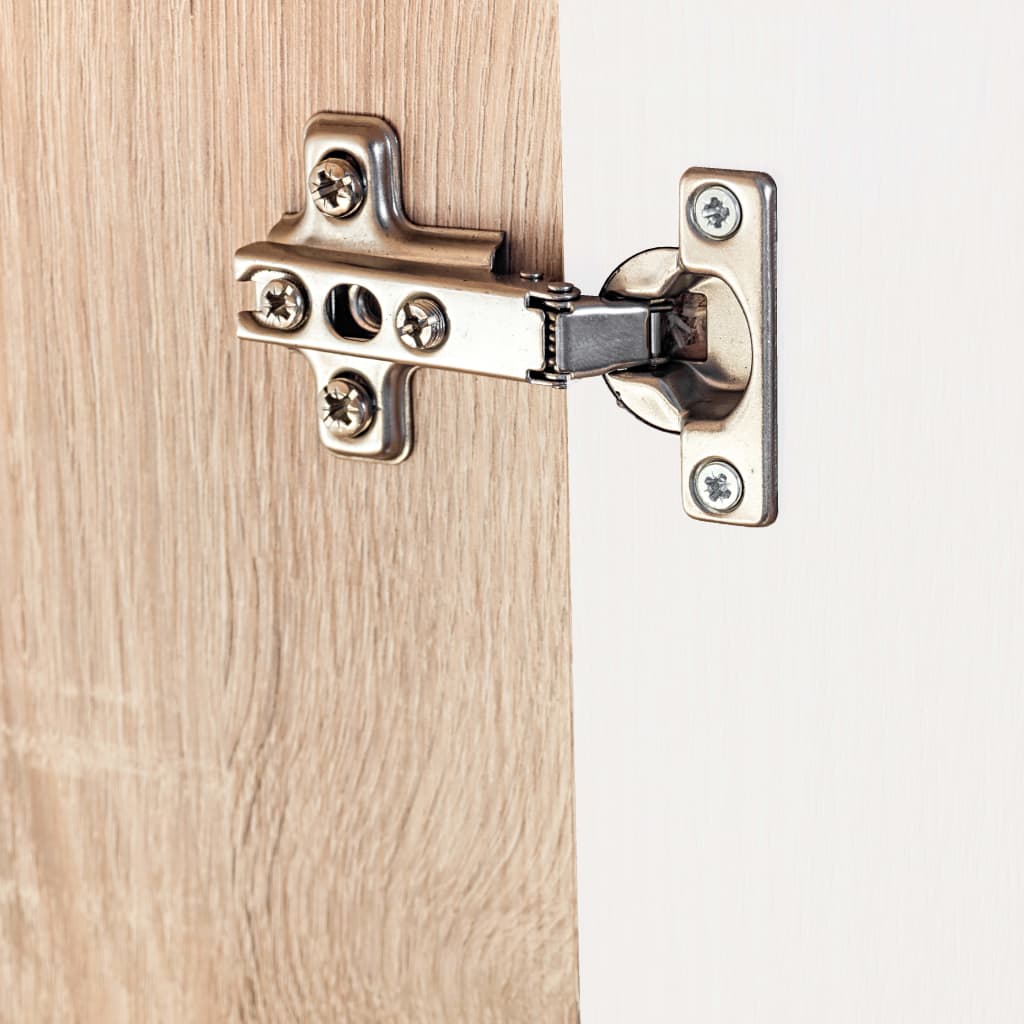 TV-Möbel Sonoma Ek LED och Vit