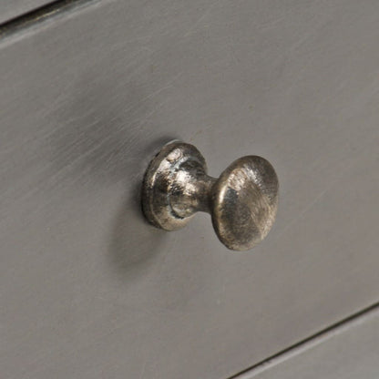 Skänk Trä massivt mangoträ och stål 65x33x76 cm