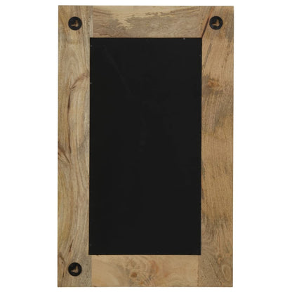 Väggspegel i massivt mangoträ 50x80 cm