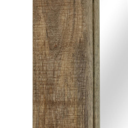 Väggspegel i massivt mangoträ 50x110 cm