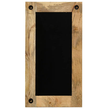 Väggspegel i massivt mangoträ 50x110 cm