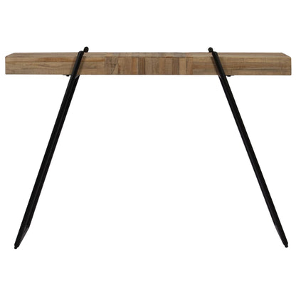 Avlastningsbord Konsollbord Trä återvunnen teak 120x35x81 cm